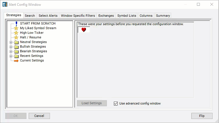 Change From 10 Period SMA 15m Settings